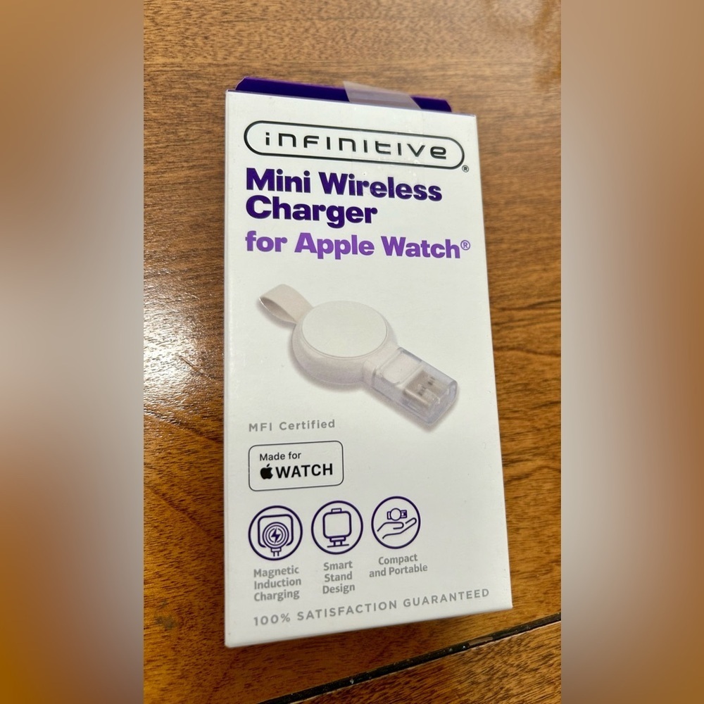 New Infinitive Mini wireless charger for Apple Watches
